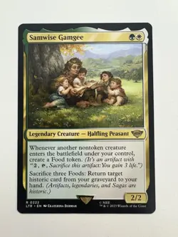 Samwise Gamgee MTG Magic the Gathering Card NM Near Mint LTR - Image 1