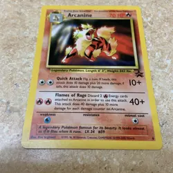 Arcanine #6 Non-Holo Black Star Promo Pokemon Card NM Excellent - Image 3