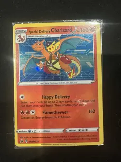 Special Delivery Charizard SWSH075 SWSH: Sword & Shield Promo Cards Holo Sealed - Image 1