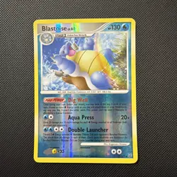 Blastoise 2/127 Reverse Holo Rare Platinum Base Set Pokemon Card. - Image 1