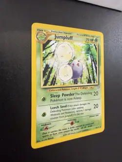 Pokemon TCG Jumpluff Neo Genesis Holo Card 7/111 Unlimited Rare, LP Condition - Image 2