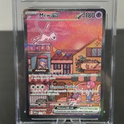 Mew ex 053 Sv: Scarlet & Violet Promo Cards Holo CGC 9 Mint - Image 2