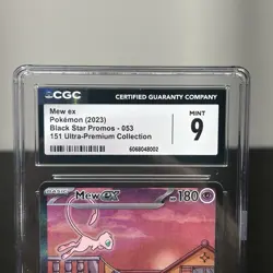 Mew ex 053 Sv: Scarlet & Violet Promo Cards Holo CGC 9 Mint - Image 3