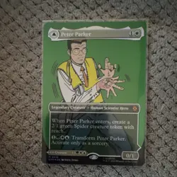 Magic: The Gathering Peter Parker 232 Marvel's Spider-Man Foil Borderless Mythic - Image 1