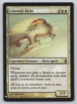 MTG Bling - Foil - Celestial Kirin - The List Saviors of Kamigawa -C851 - Image 1