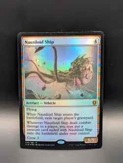 MTG - Nautiloid Ship - FOIL - Artifact (Vehicle) - CLB #328 - Mythic - Image 1