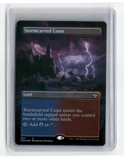 Stormcarved Coast (Borderless) Innistrad: Crimson Vow Foil - Image 1