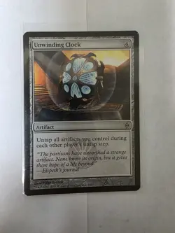 MTG Magic the Gathering Unwinding Clock New Phyrexia - Image 1