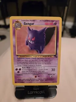 Fossil Non-Holo Gengar 1999 Pokemon Trading Card Game!! Classic TCG - Image 1