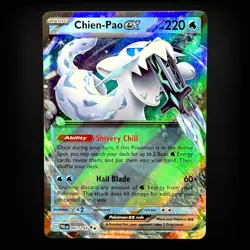 Chien-Pao ex 061/193 Sv02: Paldea Evolved Pokemon TCG NM - Image 1