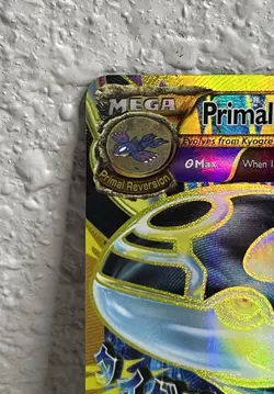 (MP) Primal Kyogre EX 96/98 Ultra Rare Full Art XY Ancient Origin Pokemon TCG - Image 2