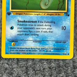 Vintage Pokemon Fossil Horsea 49/62 1st Edition Common LP - Image 4