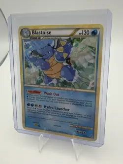 Pokemon Blastoise Unleashed Rare Stage 2 130HP #13/95 Regular English 2010 - Image 3
