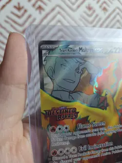 Pokemon TCG Team Rockets Moltres EX#208/182 Destined Rivals Stamped - Image 3