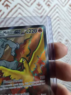 Pokemon TCG Team Rockets Moltres EX#208/182 Destined Rivals Stamped - Image 4