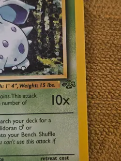 Pokemon Jungle Nidoran 57/64 1st Edition - Image 3