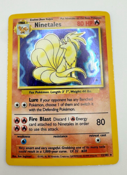 1999 Pokemon TCG Ninetales (Holo Base Set Rare 12/102) Mod Play - Image 1