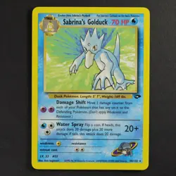 Sabrina's Golduck 30/132 Gym Challenge Pokemon TCG Common/Uncommon VG Condition - Image 1
