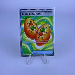 Pokemon TCG Buddy-Buddy Poffin #167/132 Me01: Mega Evolution Full Art Holo NM - Image 1