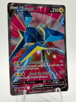 Pokemon TCG Vikavolt V Darkness Ablaze 180/189 Holo Full Art Ultra Rare NM - Image 2