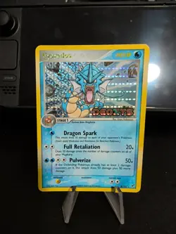 2005 Pokemon EX Deoxys Gyarados Holo Reverse Holo Stamped #8/107 - Image 1