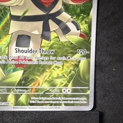 Pokemon Throh 128/086 Illustration Rare Holo Basic Sv: Black Bolt 2025 TCG EN - Image 2