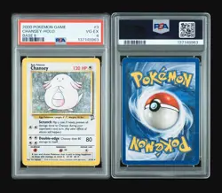 Pokemon 2000 Chansey Holo #3 Base II PSA 4 Very Good EX - Image 3