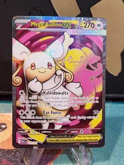 Pokemon Ascended Heroes - Mega Audino ex 253/217 Ultra Rare Holo! 🔥 Pack Fresh - Image 1