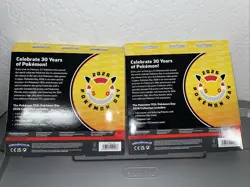 2x Pokemon Day 2026 Collection Box Bundle 30th Anniversary Pikachu Promo Sealed - Image 2