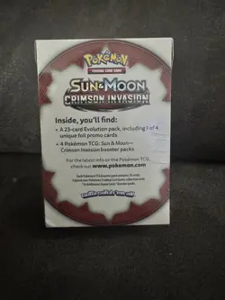 Pokemon TCG Sun & Moon Crimson Invasion Prerelease Box – Factory Sealed - Image 3