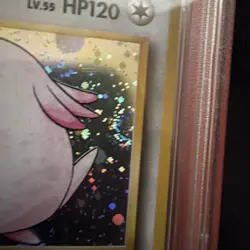 1996 CHANSEY POKEMON BASE SET JAPANESE #113 HOLO PSA 10 HALF SWIRL 🌀 - Image 2