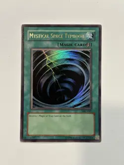 Yu-Gi-Oh! Mystical Space Typhoon MRL-047 Magic Ruler Ultra Rare Holo Unlimited - Image 1