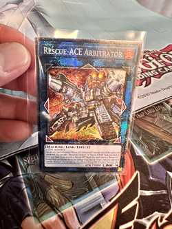 Konami Yu-Gi-Oh! Rescue-ACE Arbitrator (Starlight Rare) 1st Edition - Image 1