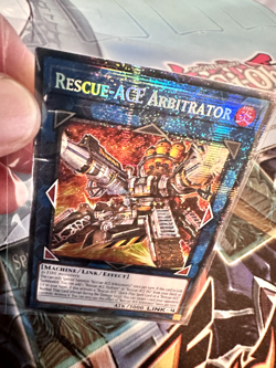 Konami Yu-Gi-Oh! Rescue-ACE Arbitrator (Starlight Rare) 1st Edition - Image 2