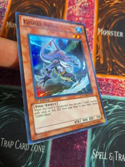Yu-Gi-Oh! TCG Gishki Abyss HA05-EN031 Super Rare 1st Edition Near Mint - Image 2