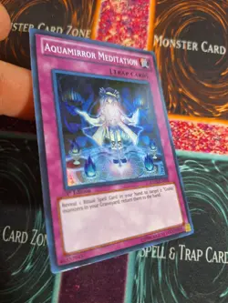 Yu-Gi-Oh! TCG Aquamirror Meditation HA05-EN058 Super Rare 1st Edition Near Mint - Image 2