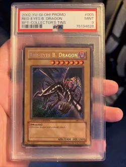 Yu-Gi-Oh Red Eyes Black Dragon BPT-005 Secret Rare Limited Edition PSA 9 - Image 1