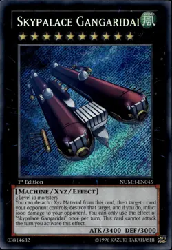 Skypalace Gangaridai 1st Ed Secret Rare NUMH-EN045 Yu-Gi-Oh! - Image 1