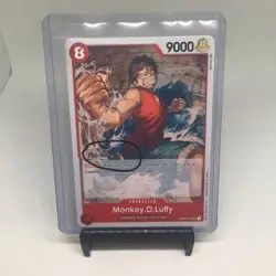 Monkey D. Luffy - Kingdoms of Intrigue OP04-014 - Pre-Release Promo - One Piece - Image 1