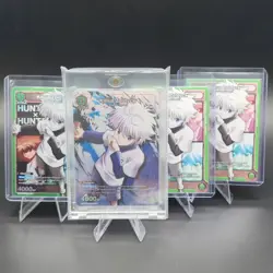 Union Arena Killua Zoldyck HTR-1-106 SR* Parallel + SR Holo +x2 SR Non Holo - Image 1