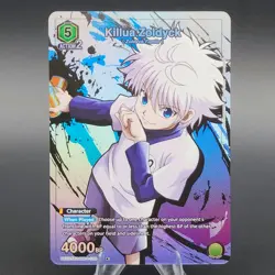 Union Arena Killua Zoldyck HTR-1-106 SR* Parallel + SR Holo +x2 SR Non Holo - Image 2