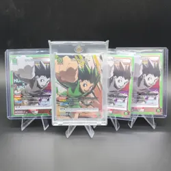 Union Arena Gon Freecss HTR-1-102 SR* Parallel + SR Holo +x2 SR Non Holo - Image 1
