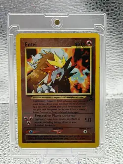 Pokemon TCG Entei Wotc Promo Card 34/53 Reverse Holo Basic 80 HP Promo Cost C - Image 1
