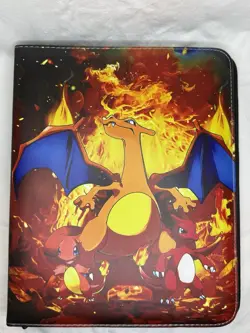 Pokemon Trading Card Binder 9 Pocket, 900 Cards, Zipper - Image 1