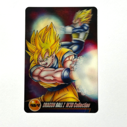 S3260 Vegeta Goku Gohan Trunks Dragon Ball Z x Morinaga 3D Clear Card 464 F10 - Image 1