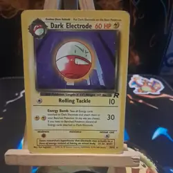 Pokemon Dark Electrode Card 34/82 Team Rocket Uncommon MP - Image 1