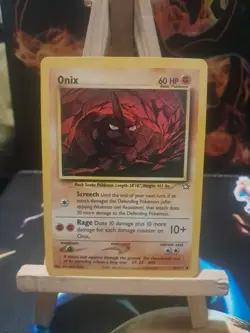 Pokemon TCG Onix Neo Genesis Card 69/111 Unlimited Common WOTC Vintage LP - Image 1