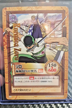 BANDAI One Piece Hyper Battle C72 RORONOA ZORO GOLD STAMPED SCARCE EARLY CARD - Image 1