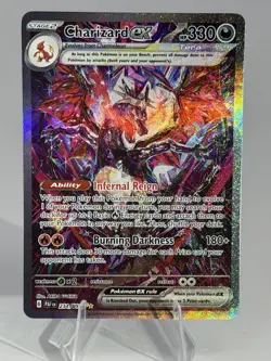Pokemon Card Charizard Ex 234/091 Secret Rare SV Paldean Fates LP- Strong Copy - Image 1