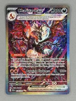 Pokemon Card Charizard Ex 234/091 Secret Rare SV Paldean Fates LP- Strong Copy - Image 3